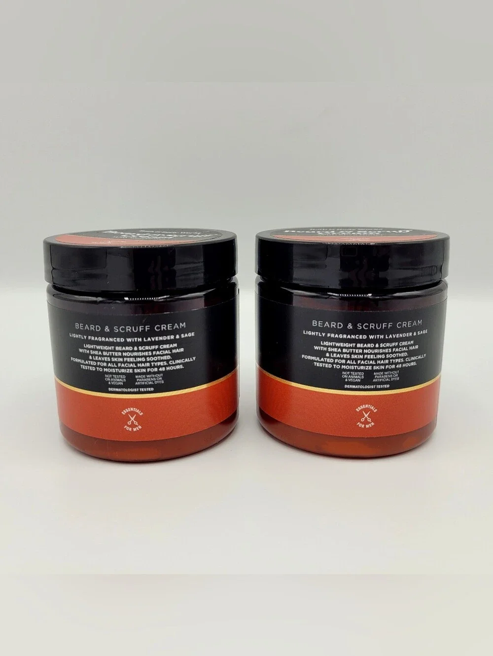 Bath & Body Works Beard & Scruff Cream Lavender & Sage Shea Butter Men (2 Pack)